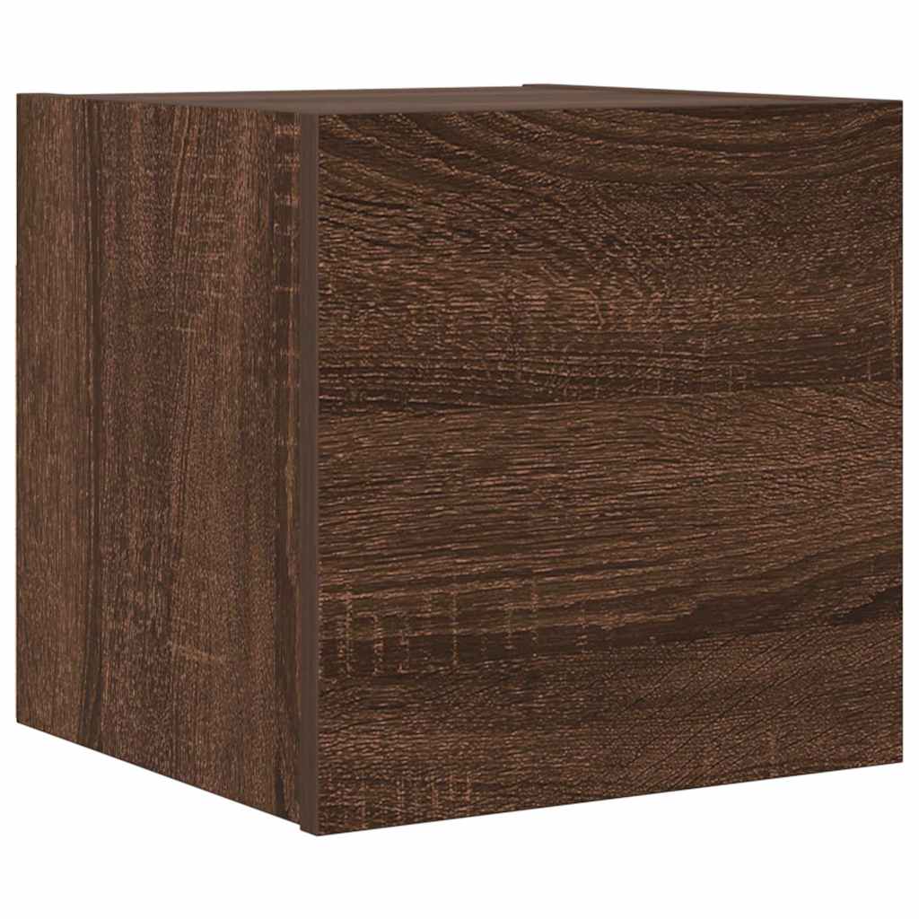 Vidaxl tv-wandmeubel 30,5x30x30 cm bruin eikenkleur