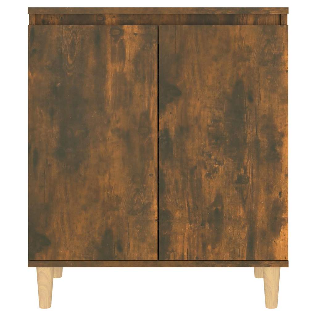Vidaxl dressoir 60x35x70 cm bewerkt hout gerookt eikenkleurig