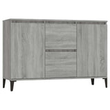 Vidaxl dressoir 102x35x70 cm bewerkt hout grijs sonoma eikenkleurig