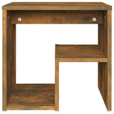Vidaxl nachtkastje 40x30x40 cm bewerkt hout gerookt eikenkleurig