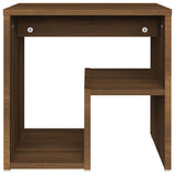 Vidaxl nachtkastje 40x30x40 cm bewerkt hout bruin eikenkleur