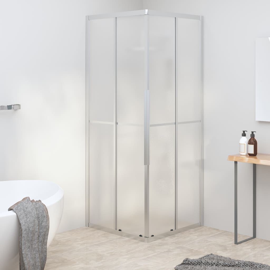 VidaXL shower cubicle 70x70x180 cm matte ESG