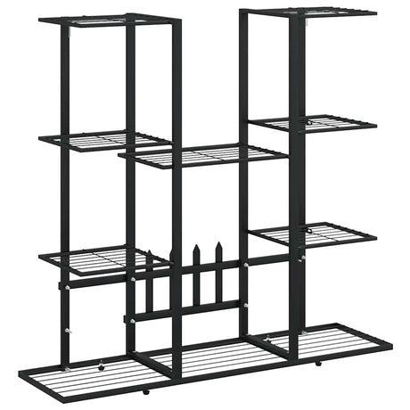 Vidaxl bloemenstandaard 94,5x25x89 cm ijzer zwart