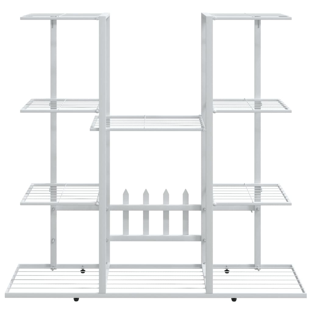 Vidaxl Flower Standard 94.5x25x89 cm Iron white