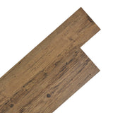 Vidaxl Floorboards Self -adhesive 2.51 m² 2 mm PVC walnut brown