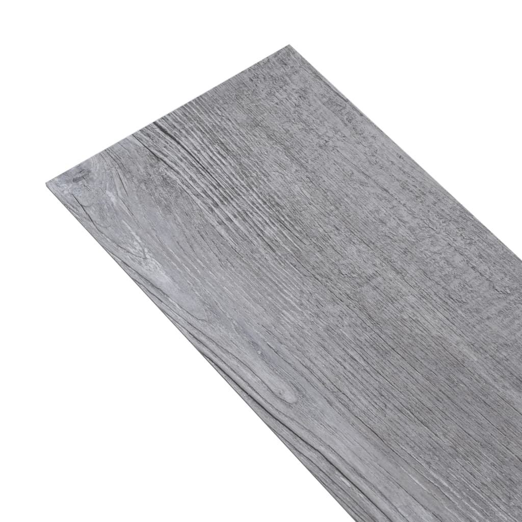 Vidaxl Floorboards Self -adhesive 2.51 m² 2 mm PVC Mat wood gray