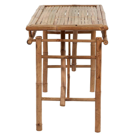 Vidaxl tuintafel inklapbaar 115x50x75 cm bamboe