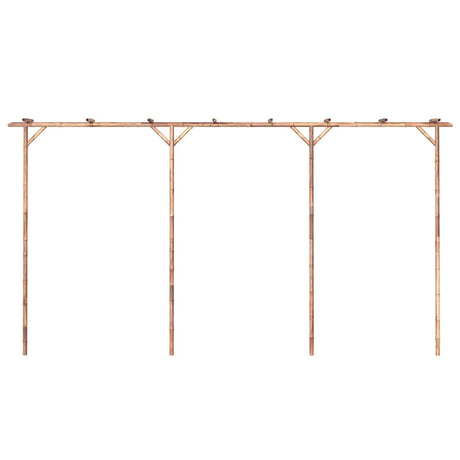 Vidaxl pergola 385x40x205 cm bamboe
