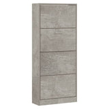 Vidaxl Cabinet di scarpe 63x24x147 cm Prezzo in legno trasformato in legno