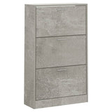 Vidaxl Shoe Cabinet 63x24x103 cm behandlet træbetonpris