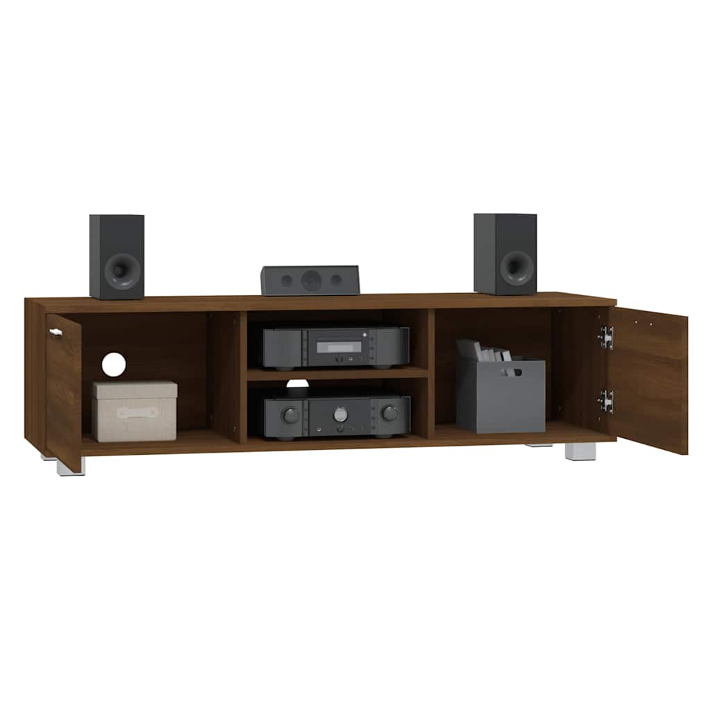 Vidaxl tv-meubel 140x40,5x35 cm bewerkt hout bruin eikenkleur