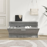 VidaXL shoe sofa 80x24x45 cm processed wood gray sonoma oak color