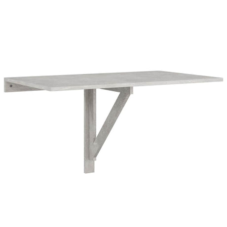Vidaxl wandtafel inklapbaar 100x60x56 cm bewerkt hout betongrijs
