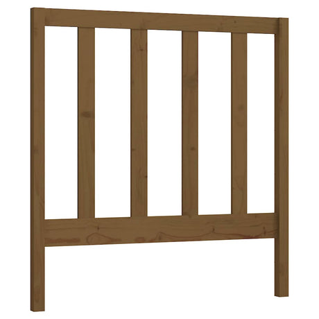Vidaxl hoofdbord 81x4x100 cm massief grenenhout honingbruin