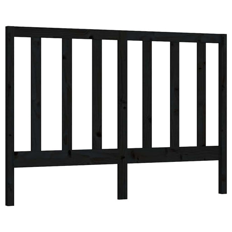 Vidaxl hoofdbord 166x4x100 cm massief grenenhout zwart