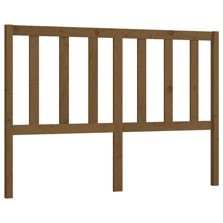 Vidaxl hoofdbord 146x4x100 cm massief grenenhout honingbruin