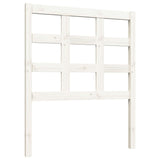 Vidaxl hoofdbord 80,5x4x100 cm massief grenenhout wit
