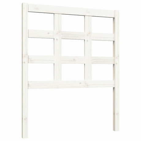 Vidaxl hoofdbord 80,5x4x100 cm massief grenenhout wit