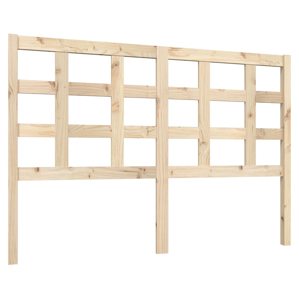 Vidaxl hoofdbord 140,5x4x100 cm massief grenenhout