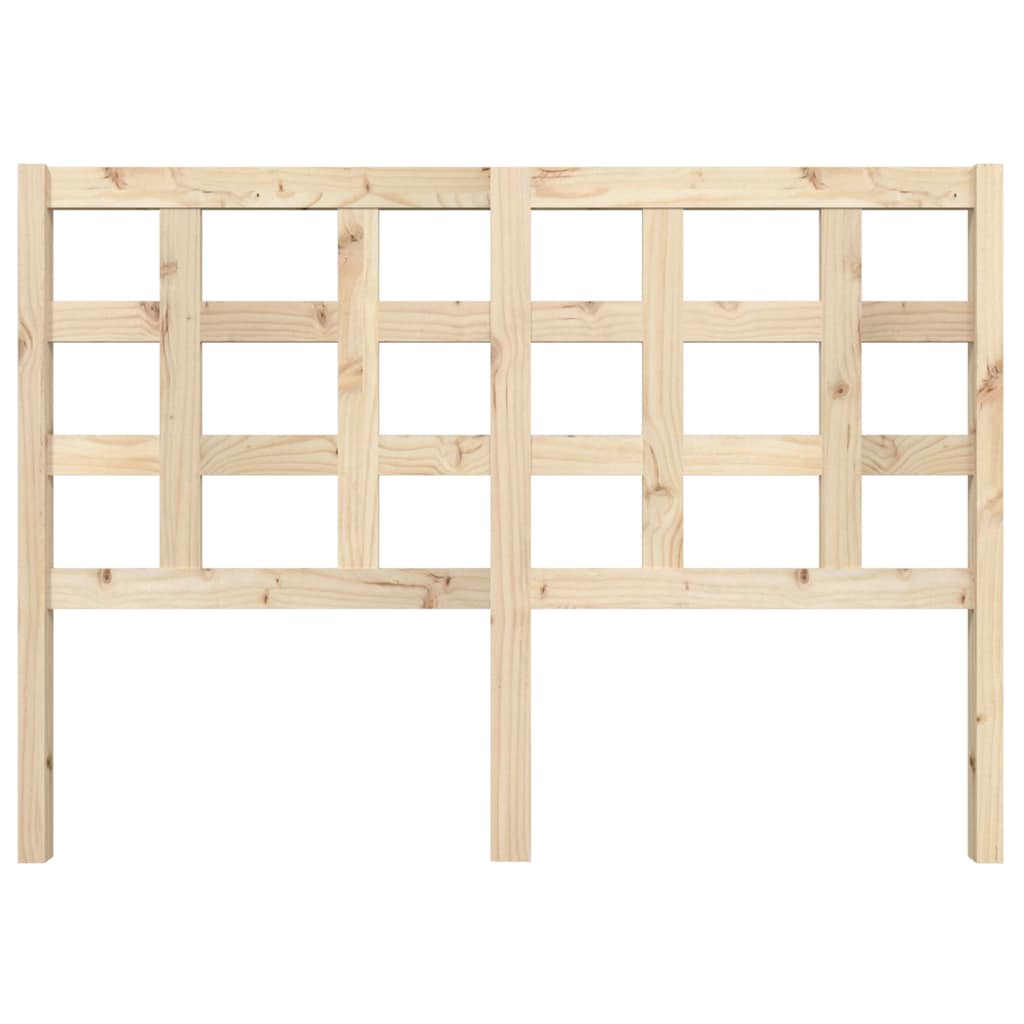 Vidaxl hoofdbord 140,5x4x100 cm massief grenenhout