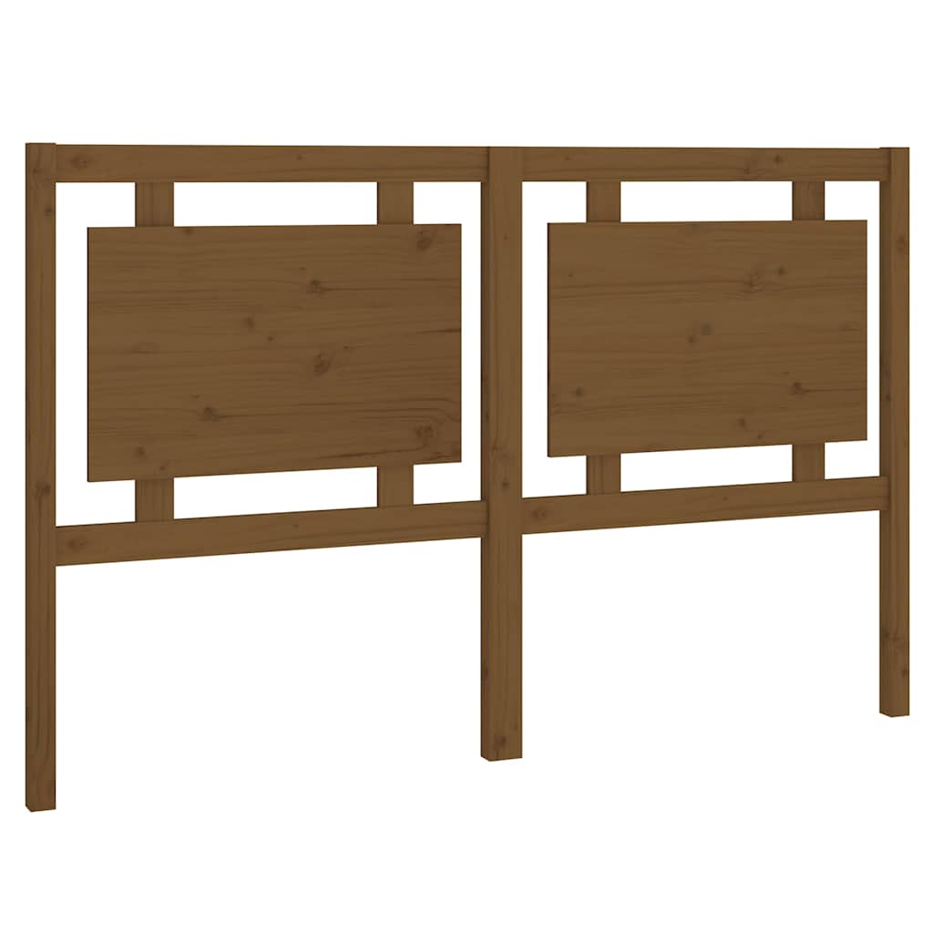 Vidaxl hoofdbord 155,5x4x100 cm massief grenenhout honingbruin