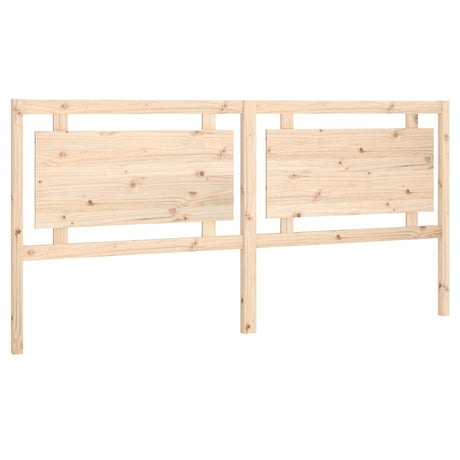 Vidaxl hoofdbord 205,5x4x100 cm massief grenenhout