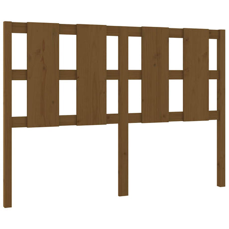 Vidaxl hoofdbord 145,5x4x100 cm massief grenenhout honingbruin