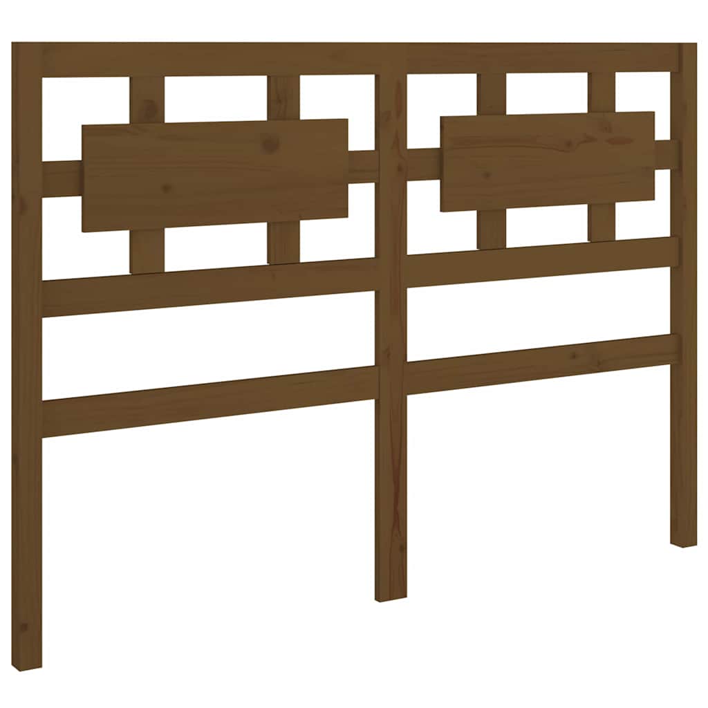 Vidaxl hoofdbord 165,5x4x100 cm massief grenenhout honingbruin
