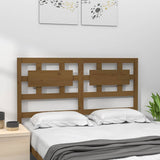 Vidaxl hoofdbord 165,5x4x100 cm massief grenenhout honingbruin