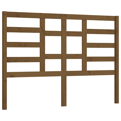 Vidaxl hoofdbord 166x4x104 cm massief grenenhout honingbruin