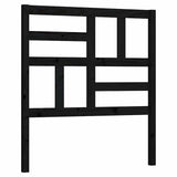 Vidaxl hoofdbord 96x4x104 cm massief grenenhout zwart