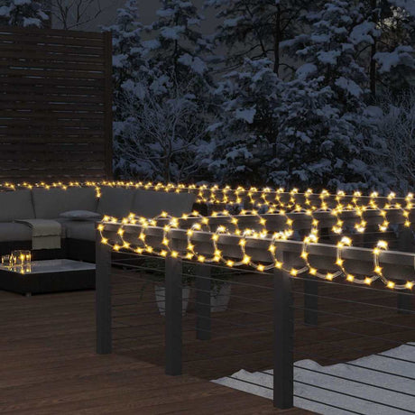 Vidaxl lichtslinger met 1200 led's warmwit 50 m pvc