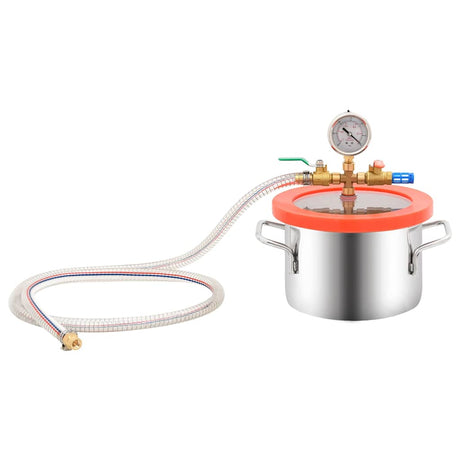 Vidaxl vacuümkamer met 2-traps pomp 3,7 l