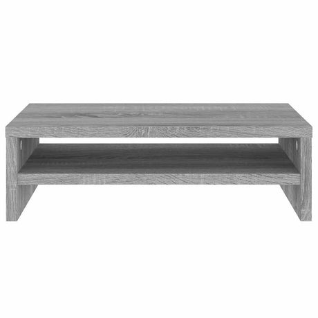 Vidaxl monitorstandaard 42x24x13 cm bewerkt hout grijs sonoma eiken
