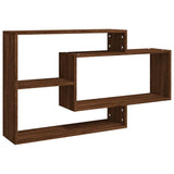 Vidaxl wandschap 104x20x58,5 cm bewerkt hout bruin eikenkleur