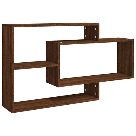 Vidaxl wandschap 104x20x58,5 cm bewerkt hout bruin eikenkleur
