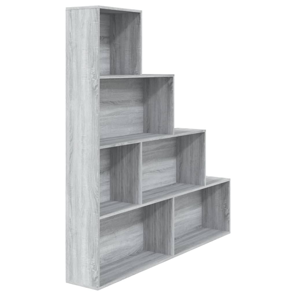 Vidaxl boekenkast 155x24x160 cm grijs sonoma eikenkleurig