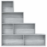 Vidaxl boekenkast 155x24x160 cm grijs sonoma eikenkleurig