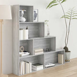 Vidaxl boekenkast 155x24x160 cm grijs sonoma eikenkleurig