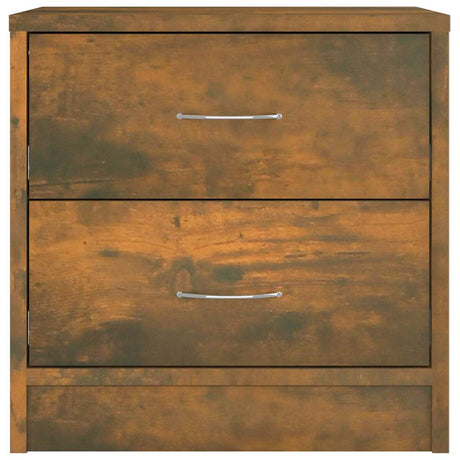 Vidaxl nachtkastje 40x30x40 cm bewerkt hout gerookt eikenkleurig