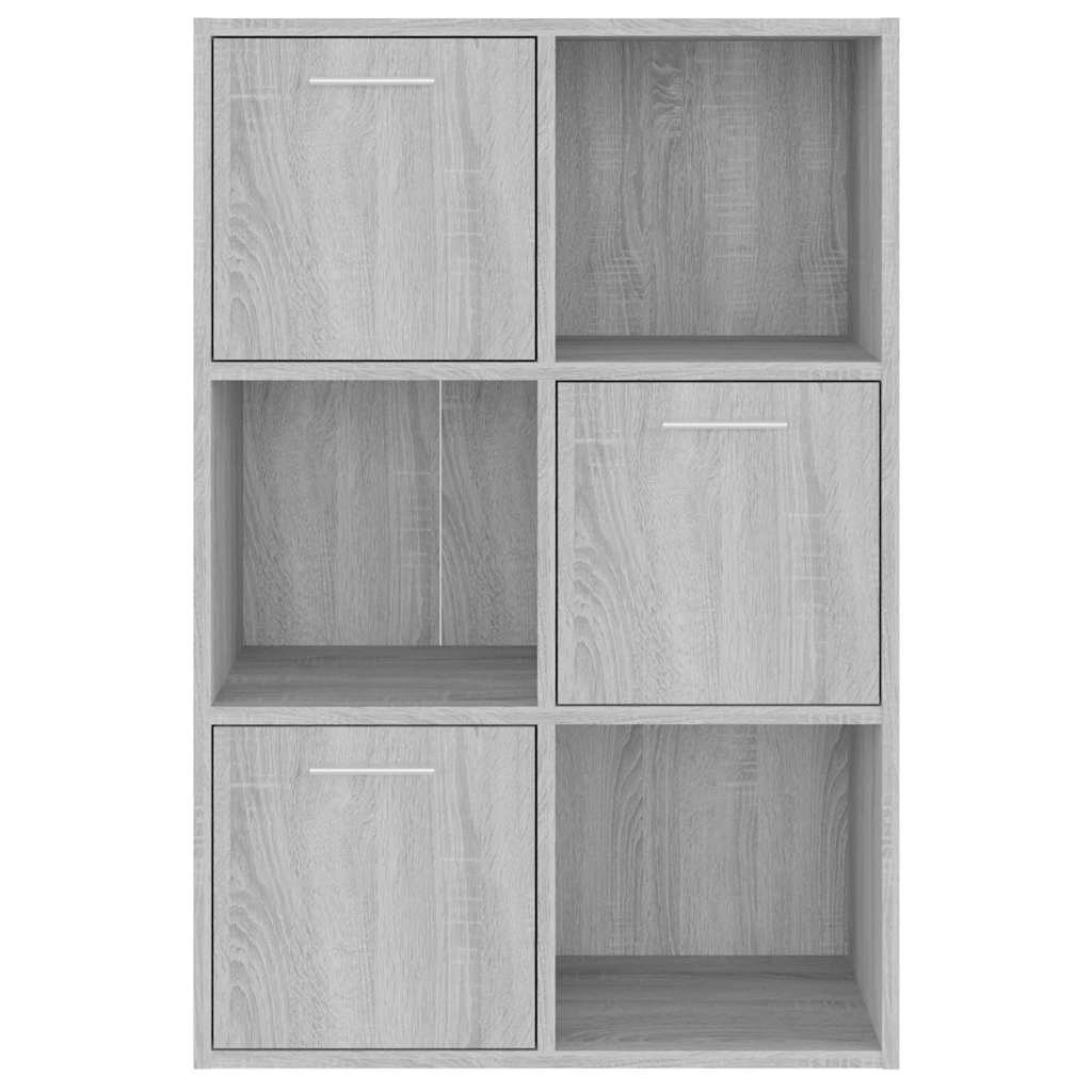 Vidaxl opbergkast 60x29,5x90 cm grijs sonoma eikenkleurig