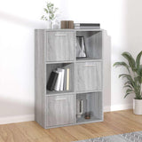 Vidaxl opbergkast 60x29,5x90 cm grijs sonoma eikenkleurig