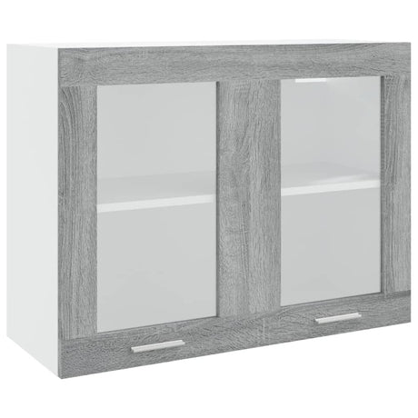 Vidaxl bovenkast lyon 80x31x60 cm bewerkt hout grijs sonoma eikenkleurig
