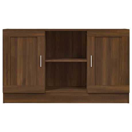 Vidaxl dressoir 120x30,5x70 cm bewerkt hout bruin eikenkleur