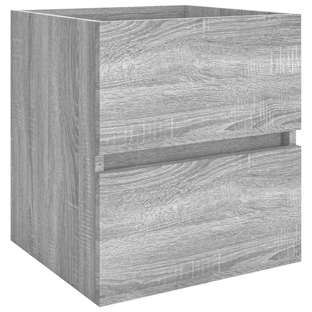 Vidaxl wastafelkast 41x38,5x45 cm bewerkt hout grijs sonoma eikenkleur