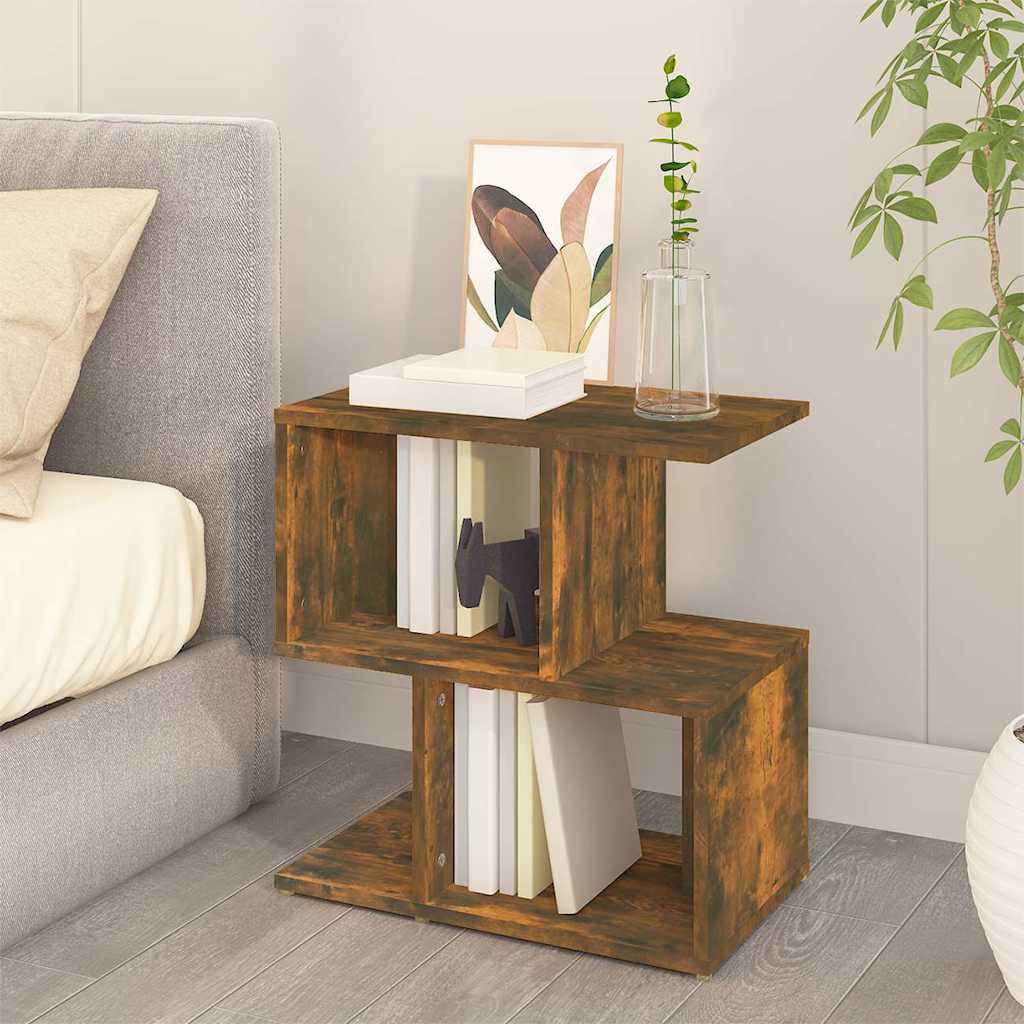 Vidaxl nachtkastjes 2 st 50x30x51,5 cm bewerkt hout gerookt eikenkleur