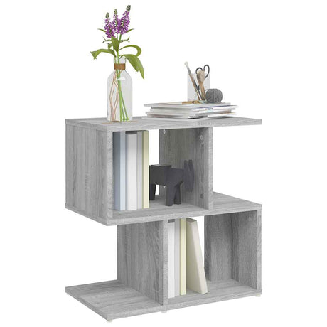 Vidaxl nachtkastje 50x30x51,5 cm bewerkt hout grijs sonoma eikenkleur