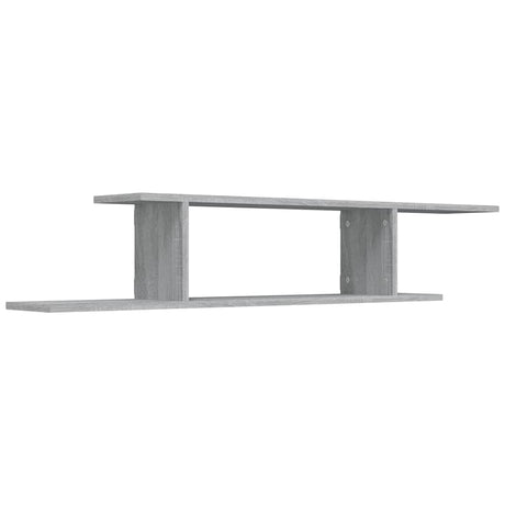 Vidaxl tv-wandschap 125x18x23 cm bewerkt hout grijs sonoma eikenkleur