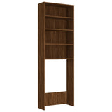 Vidaxl Waschmaschinenschrank 64x24x190 cm Brown Eiche Farbe