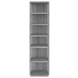 VidaXL shoe rack 27.5x27x102 cm processed wood gray sonoma